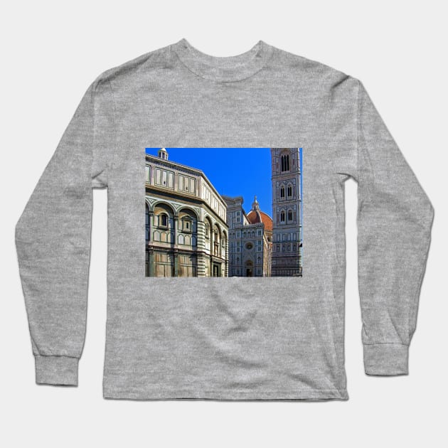 Piazza del Duomo Long Sleeve T-Shirt by tomg